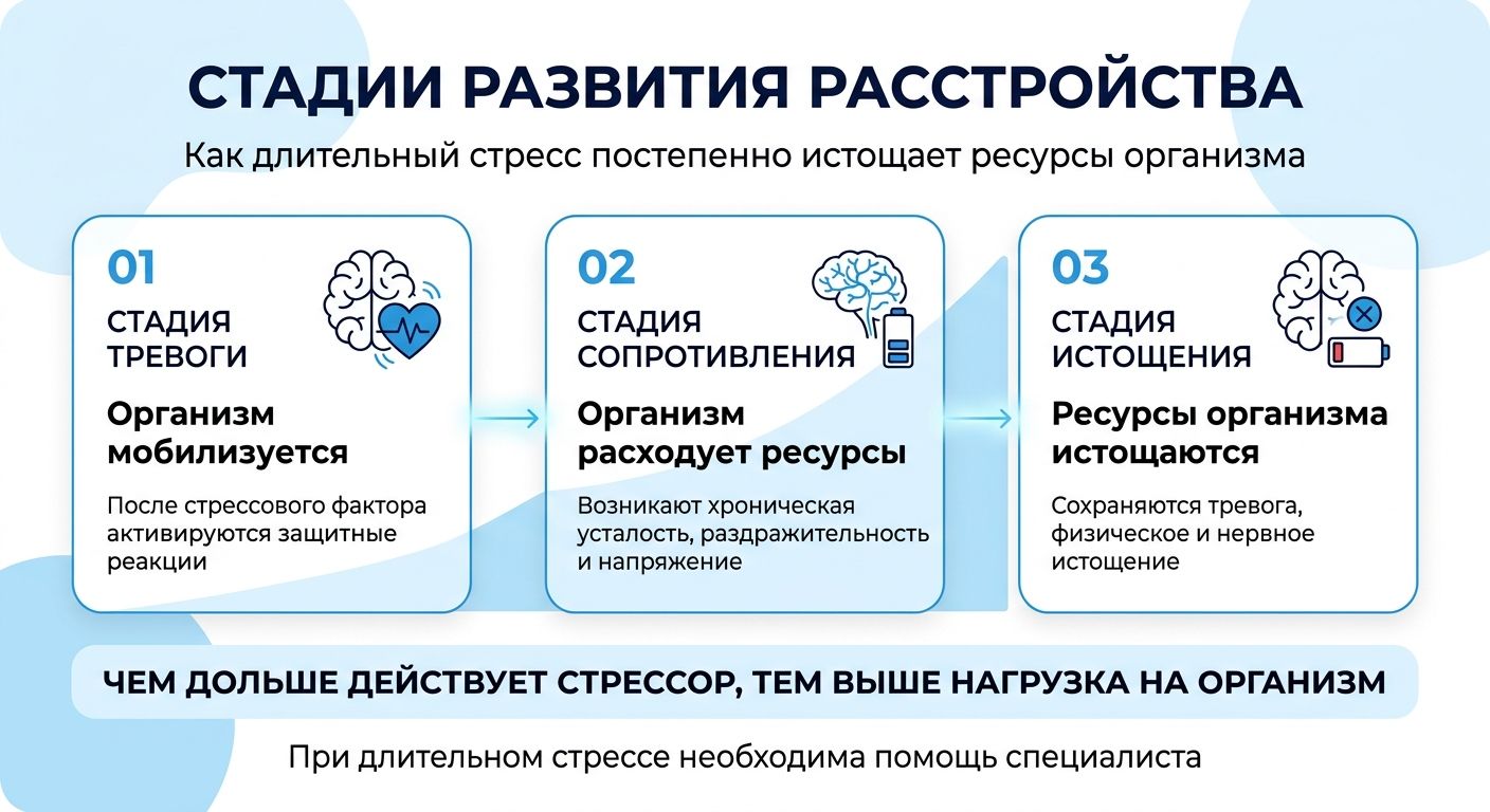 Лечение стресса в Алексине инфографика